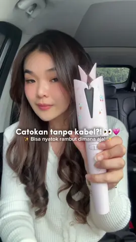 Seneng bgt skrng bisa nyatok rambut dimana aja 🥹💗 cocok buat buru' / retouch rambut, MUST HAVE SIHH! 😗✨ @NVMEE  #CurlDimanaAja #CurlOnTheGo #NVMEE #Catokanportable #catokantanpakabel 