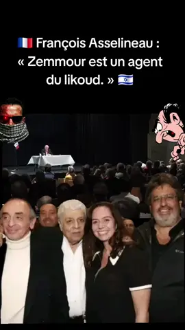 🇫🇷 François Asselineau :  « Zemmour est un agent du likoud. » 🇮🇱