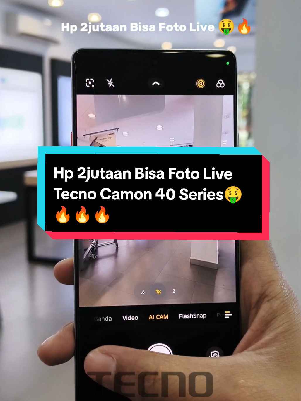 HP 2jutaan  Bisa Foto Live Dan Masih Banyak Fitur Lainnya🔥🤑 Hp Allrounder Serbabisa 🥶 kalian suka fitur apanih yang ada di Camon40Series.. TecnoFans? bisa komen yaa @TECNO Sulawesi  #tecnopromotor #tecnosulawesi #camon40series #camon40 #tecnoindonesia 