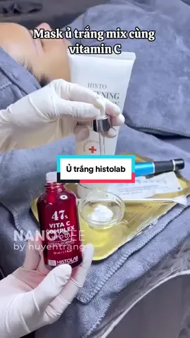 Cấy trắng dược mỹ phẩm an toàn lành tính cho da. giúp bật ngay 2-3 tone sau cấy #huyentrangnanocee #nanocee #caytrangnano #utranghistolab #caytrang 