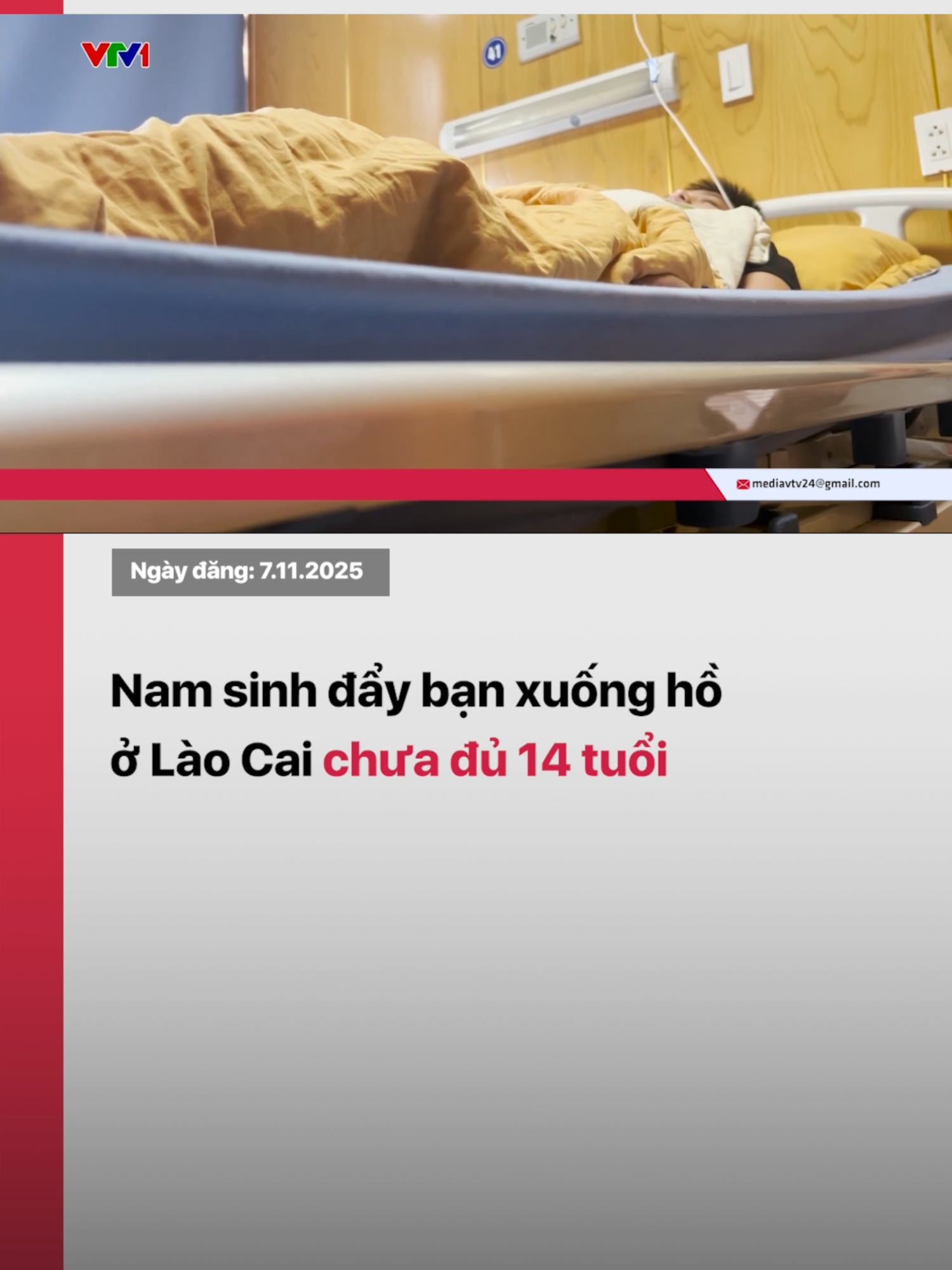 Cơ quan CSĐT Công an tỉnh Lào Cai xác định hành vi của nam sinh này có dấu hiệu tội “giết người”, nhưng nam sinh chưa đủ tuổi chịu trách nhiệm hình sự. #tiktoknews #vtvdigital #vtv24 #laocai