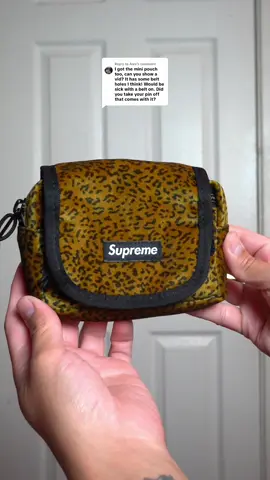 Replying to @Alex Supreme Velvet Mini Pouch #supreme #leopard #camerabag #streetwear 
