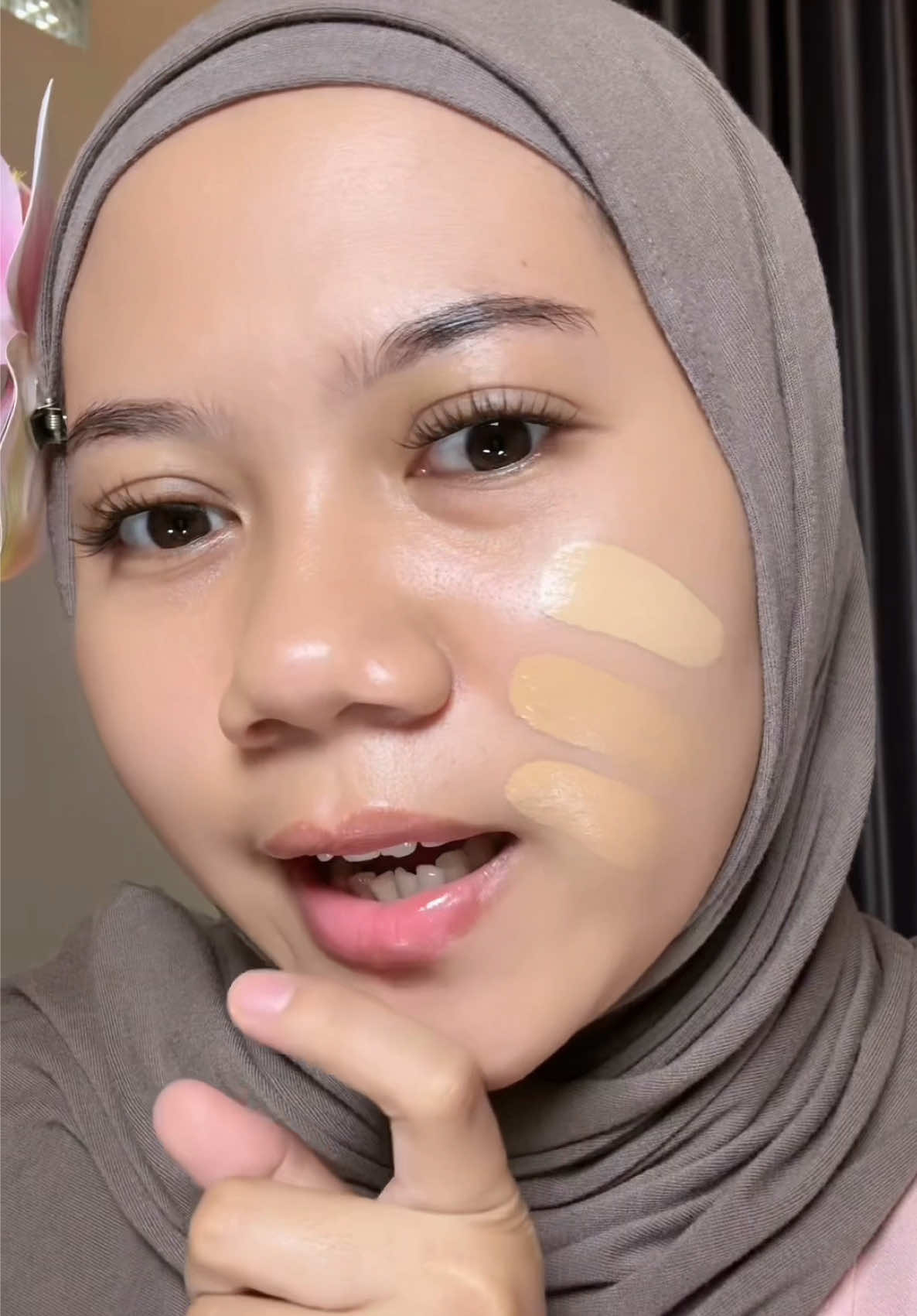 yang suka hasil makeup glowing dan flawless wajib banget cobain glow chushion nya glowsophy ini yak ☝️😚 #glowcushionglowsophy 