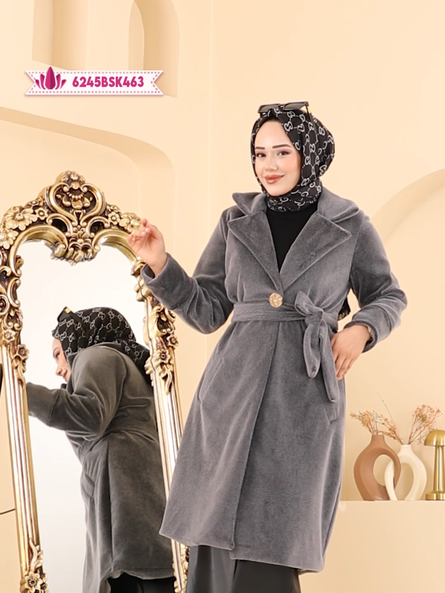 Kruvaze Yaka Angora Kaban 🥰🤩 Ürün Fiyatı >> 1.447,20 TL Ürün Kodu: 6245BSK463 🛒KARGON BEDAVA 📦🚛 Sipariş 👉🏻👉🏻 https://www.modaselvim.com #ModaSelvim #tesettürgiyim #modadatercihim #tesettürdünyası #keşfetteyizzz #hijabmodern #modestfashion #tesettür #keşfet #kaban #kabanmodelleri