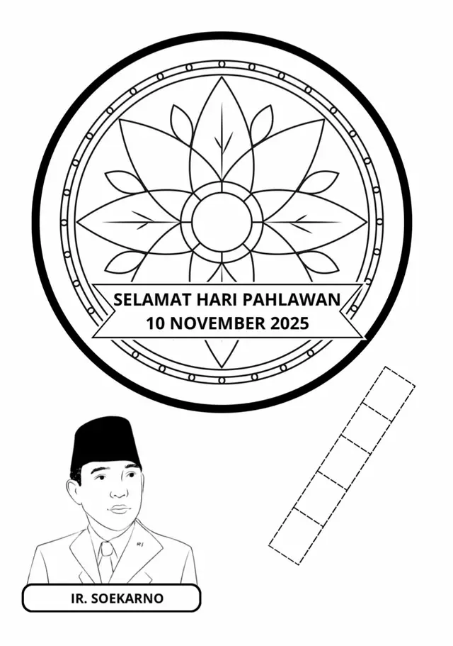 Hiasan 3D tema hari pahlawan  #haripahlawan#haripahlawanindonesia#haripahlawannasional#pahlawanindonesia#siswasd 