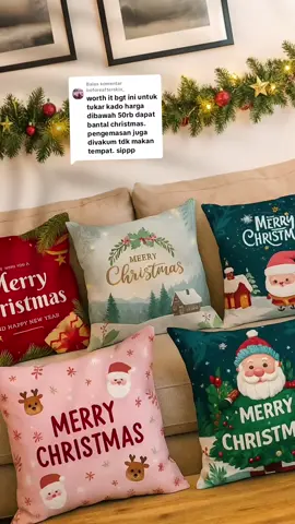 Membalas @beforeafterskin_ #bantalnatal #christmas #bantalchristmas #guncang1111 