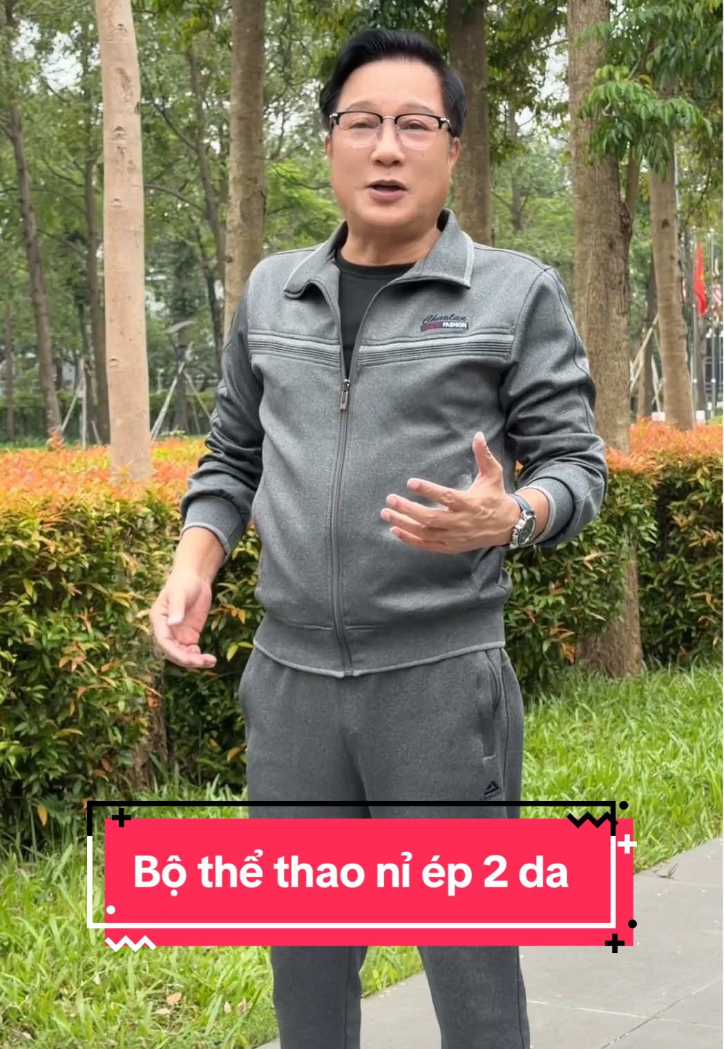 Tập thể dục mùa đông cũng phải chú ý giữ ấm nhé các bác ơi 😁😁 #xuhuong #tikhub #bothethaonam #quanaothethao #thoitrangtrungnien 