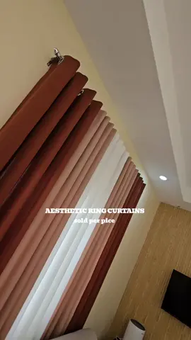 SOLD PER PIECE AESTHETIC RING CURTAINS  #CURTAINS #AESTHETIC #ELEGANT #HOMEDECOR #CURTAINDESIGN 