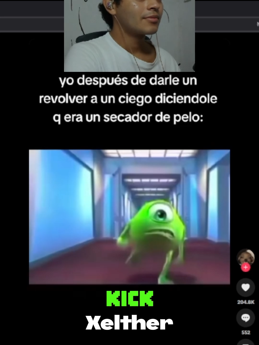 Un buen regalo 🙃 #kick #streamer #fypp #xelther