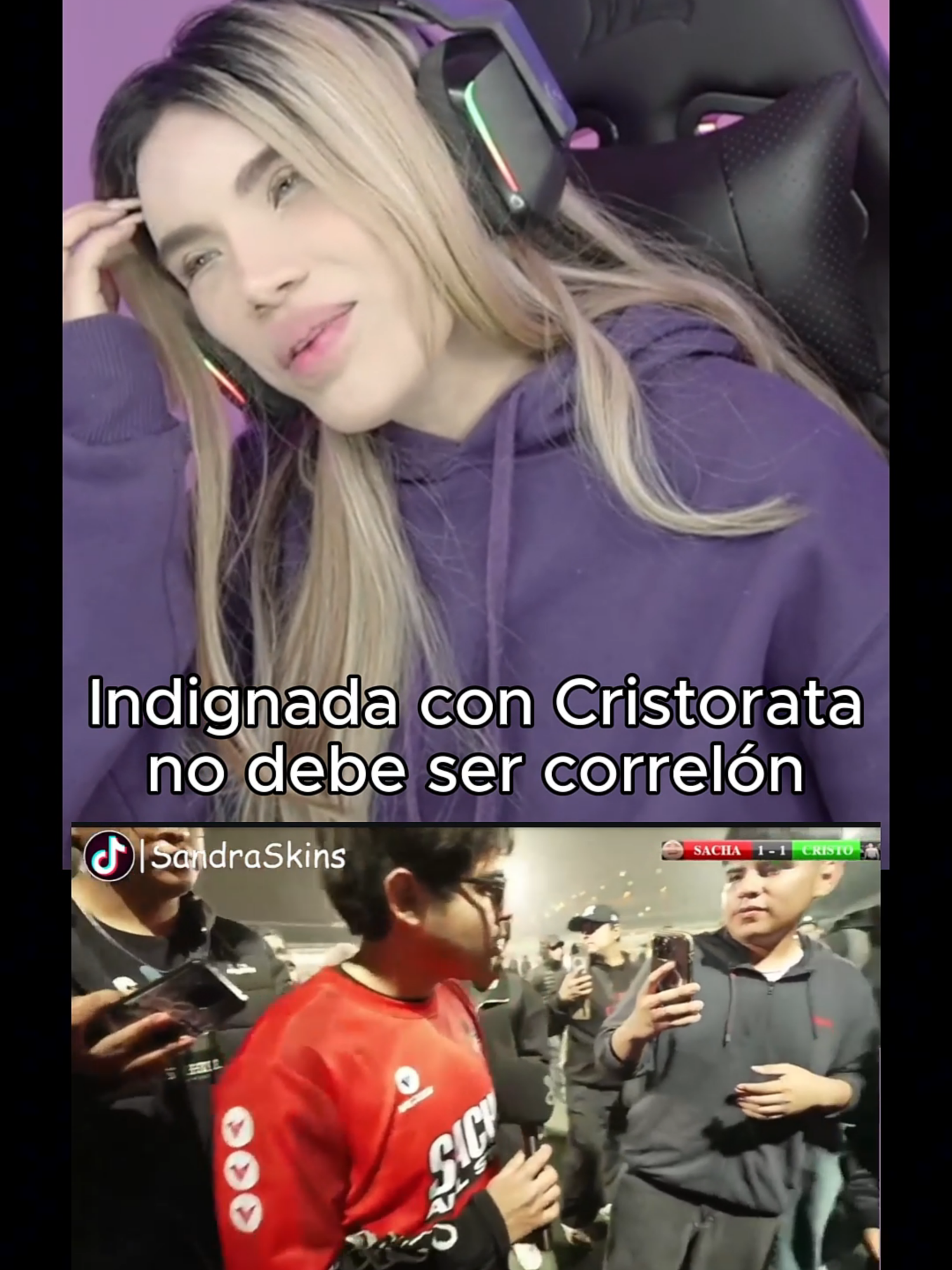 Sandraskins Indignada con Cristorata no debió irse #Sandraskins #sachauzumaki #cristorata7 #paratiiiiiiiiiiiiiiiiiiiiiiiiiiiiiii #fyp #cristoratafans #polemica #correlon #westcol #westcolclips