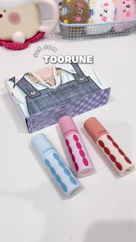 Set son màu xinh hết nước chấm mà zá lại hssv nữa nè #toorune #son #sonli #xuhuong 