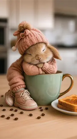 Good morning 🌞  #bunny #coffee #goodmorning 