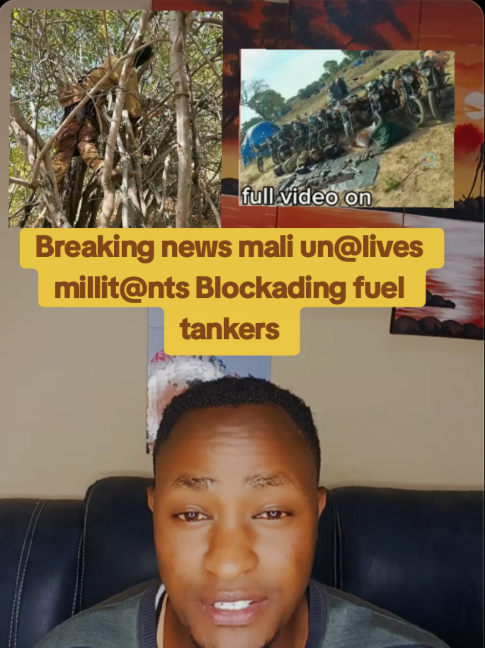 Breaking news mali un@lives  millit@nts Blockading fuel  tankers  #mali #assimi_goïta #sahel #westafrica #ibrahimtraore 
