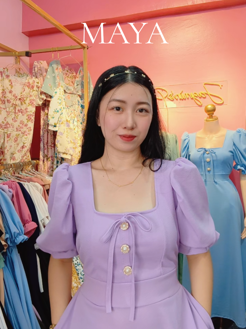 this Lilac dress is 💜💜💜 #maya #dress #lilac #violet #allabouttaytayph 