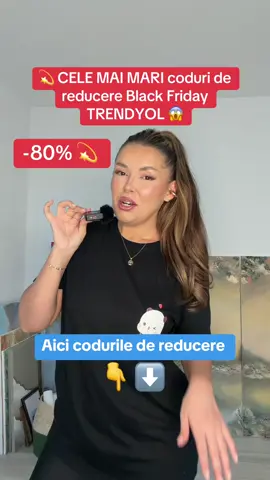 ⛔️Ultimele zile de Black Friday pe Trendyol! Ai cele mai mari coduri de reducere în bio, în link-ul de mai jos sau pe evoucher.ro #blackfriday #evoucher #reduceri #codreducere #trendyol 