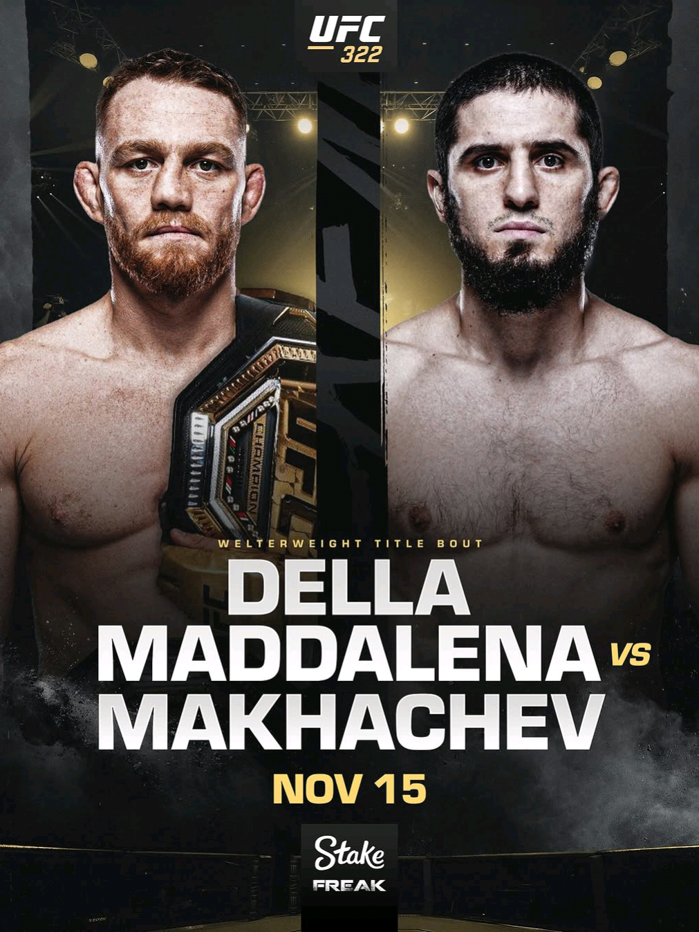 Ufc 322 akan menampilkan Islam Makhachev vs Jack Della Maddalena, dan acara ini akan berlangsung pada 15 november nanti🔥 all in? #islammakhachev #jackdellamaddalena #ufc322 #fyp 
