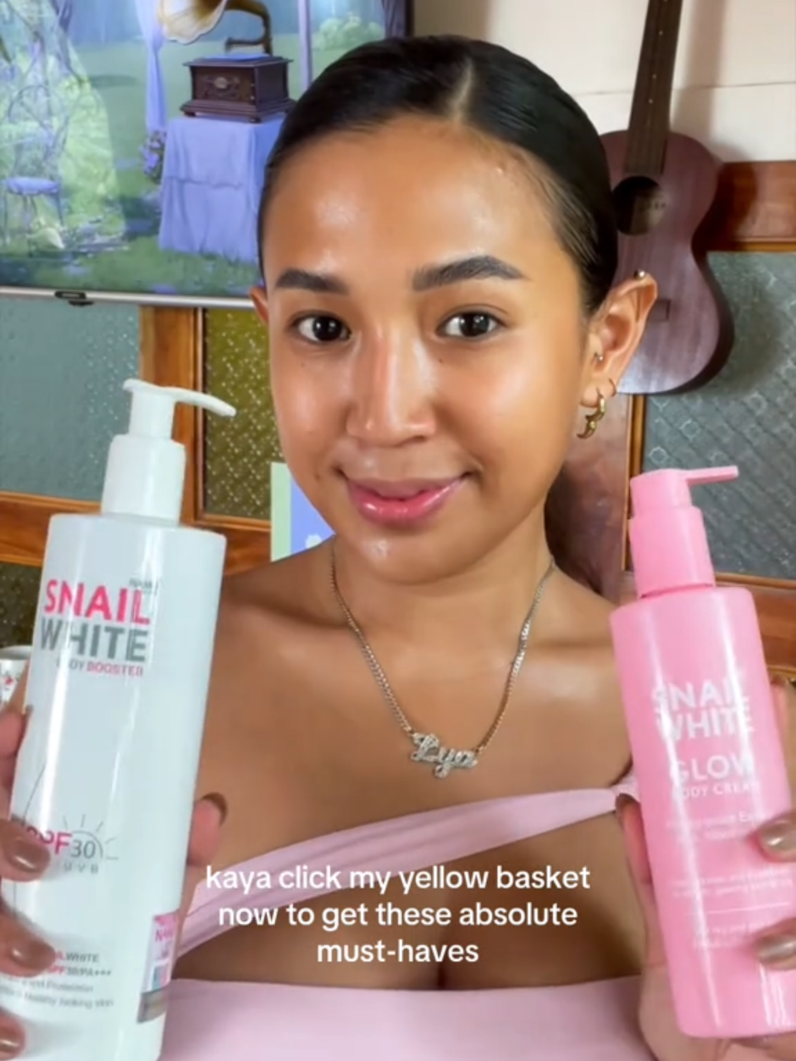 Check out @ulyanikitaa's BUY 1 GET 1 SNAILWHITE Day & Night Glow Body Duo this 11.11 SALE! 🩷✨ #SNAILWHITE #Skincare #BUY1GET1 #SnailMucin #GlowUp