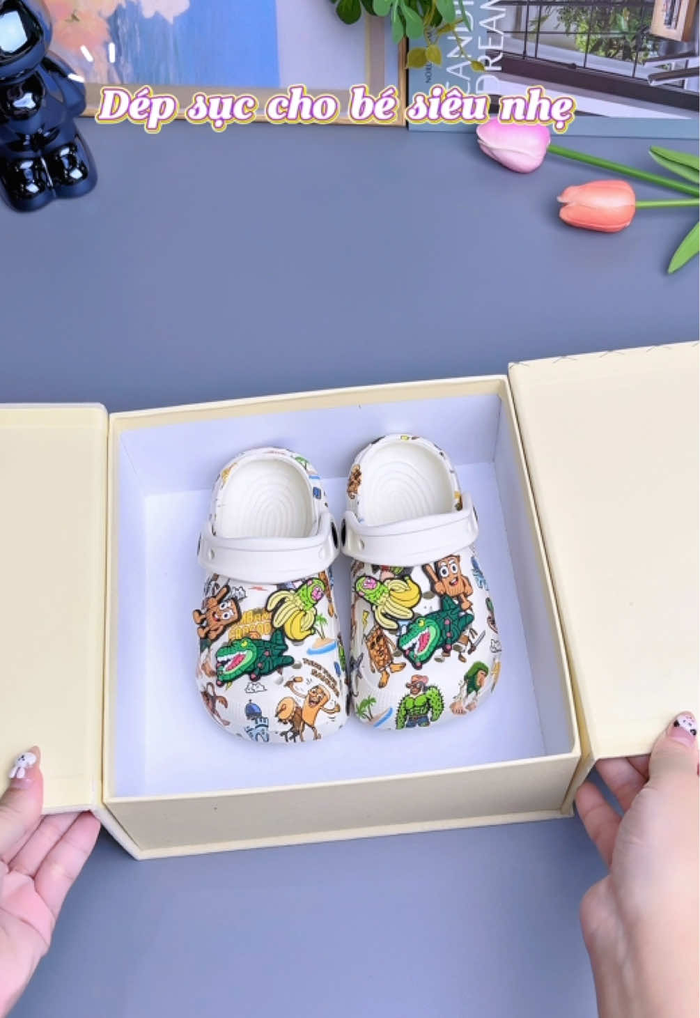 Dép sục tung tung sahur cho bé. #tungtungtungsahur #deptreem #depxinhchobe #lonashop 