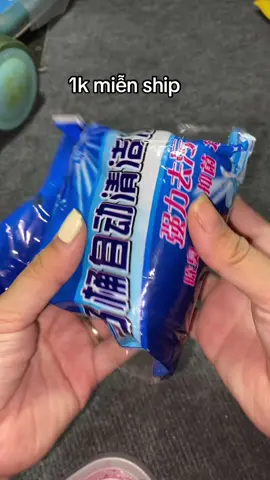 Viên thả bồn cầu nước xanh