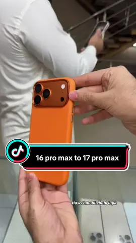 16 pro max to 17 pro max 🤣🤣 . Jis bhai ny sheet lagwani hai bta dy delivery Hojye gi all over again Pakistan  . . More info message on Whatapp  . Shop location bahria town lahore eagle mall haseeb mobile g1-A . . #haseebmobilebahria #haseebmobile #bahriatownlahore #appledealer #applestorelahore 