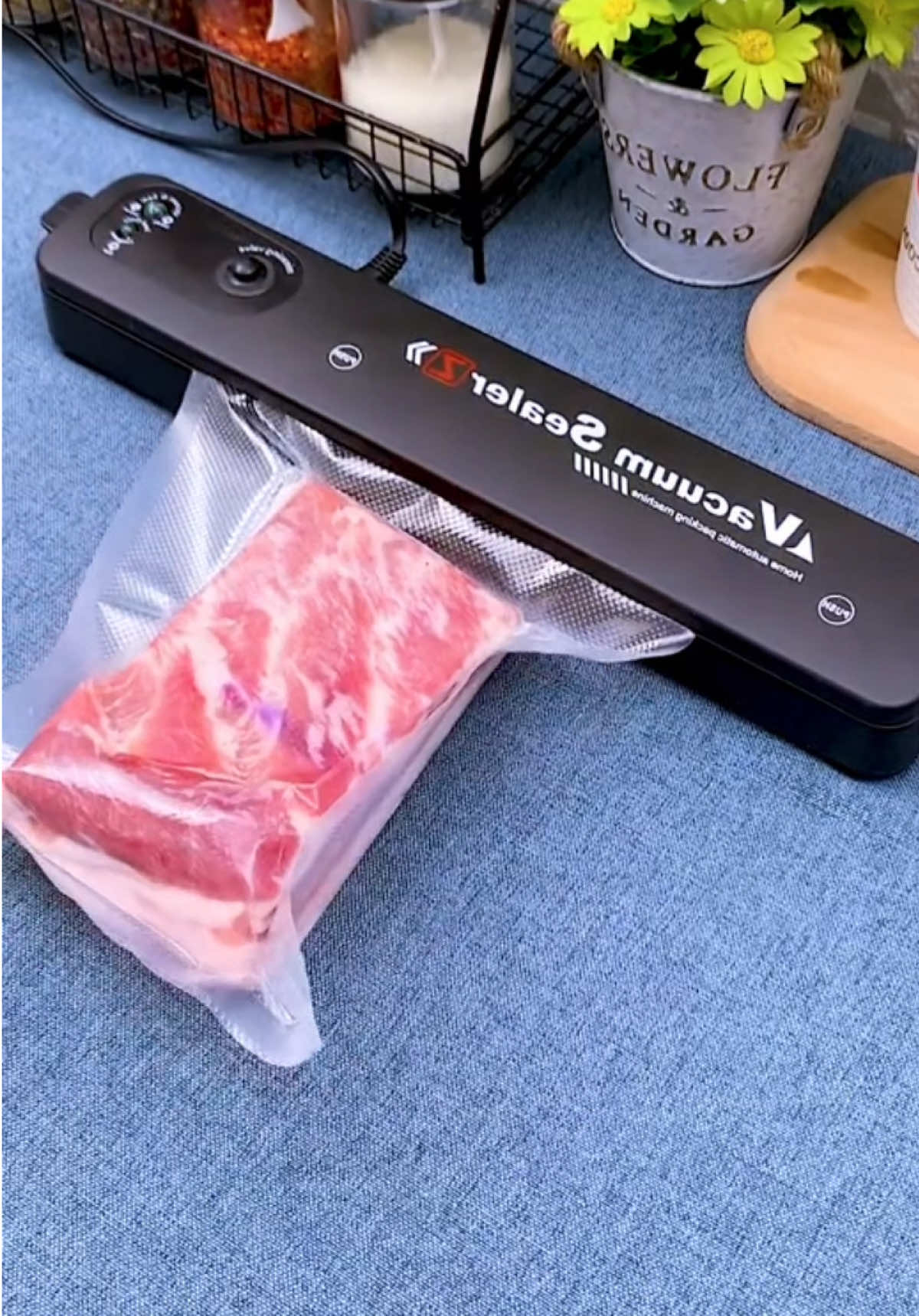 Bảo quản thực phẩm tươi ngon gấp đôi – nhờ máy hút chân không tiện lợi!#giadungtienich #review #xuhuong #viral 