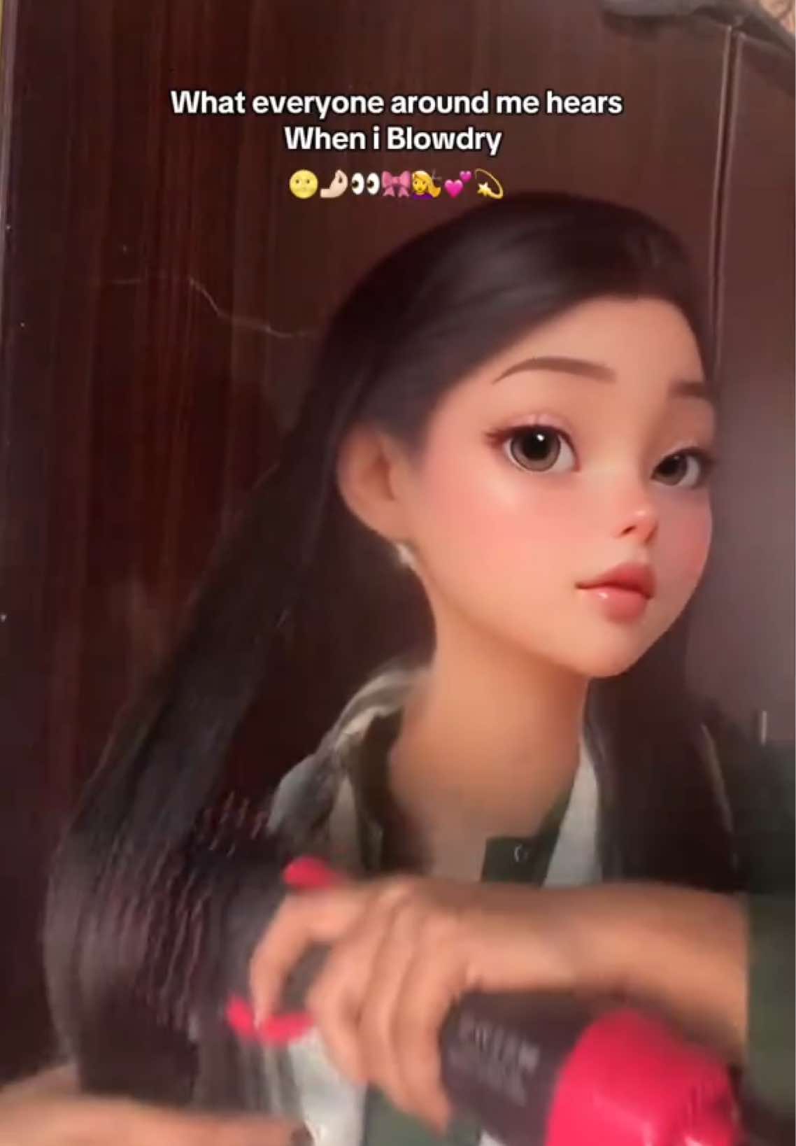 The noise is for real🌝😂 #fyp #trending #dryer #blowdry #goviral 