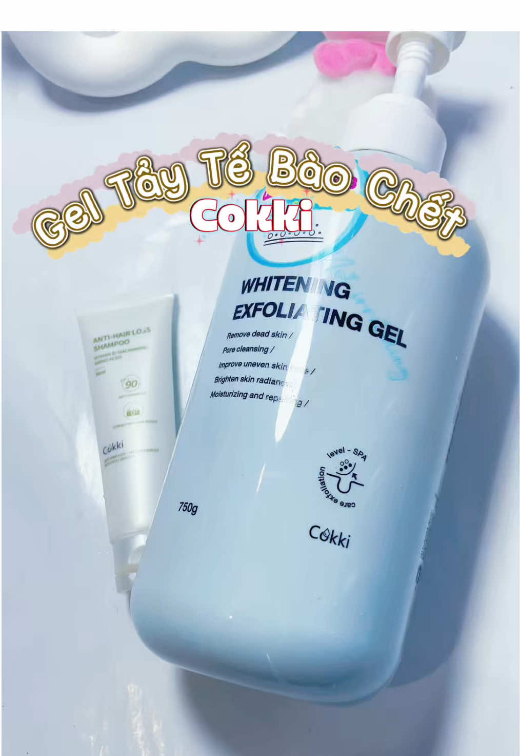 Gel tẩy tế bào #cokki #taytebaochet #taytebaochetbody #beauty #depda 