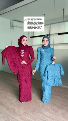 Mestilah ada good news untuk mommy mommy! Dah kena stanby untuk baju raya with doter ni, ukur badan anak siap siap ya mommy semua😜🫰! Stanby esok jam 8 pagi | 8november 2025 ❤️‍🔥❤️‍🔥❤️‍🔥❤️‍🔥!  #bajuraya #raya2026 #sulam #sunsetlover #sunsetclozette 
