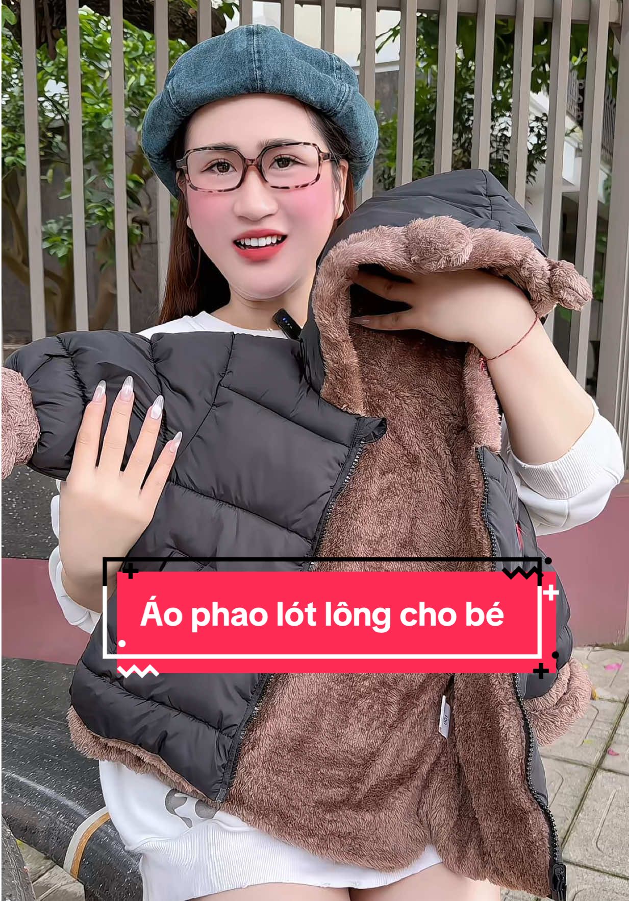 Áo phao lót lông dày bình bịch #aophaolotlongchobe #aophaochobe #aokhoaclotlongchobe #aophaogauchobe 