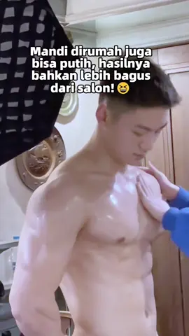 Teman baik yang kuliah di Jepang ngasih  #sabunmandi #pemutih#drsaito ini, baru pakai 2 sachet, kulitku jadi lebih putih banget! #bekasjerawat #gelap #bodywash 