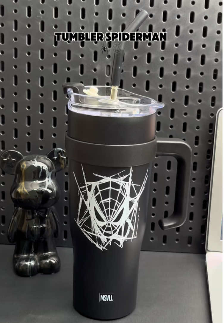 Tumbler Spiderman – desain keren, tahan panas & dingin, cocok buat semua penggemar Marvel! 🕷️ yuk langsung aja di co sebelum kehabisan! 🫧 #spiderman #tumblersoftiktok #botolminum #botolviral #fyp 