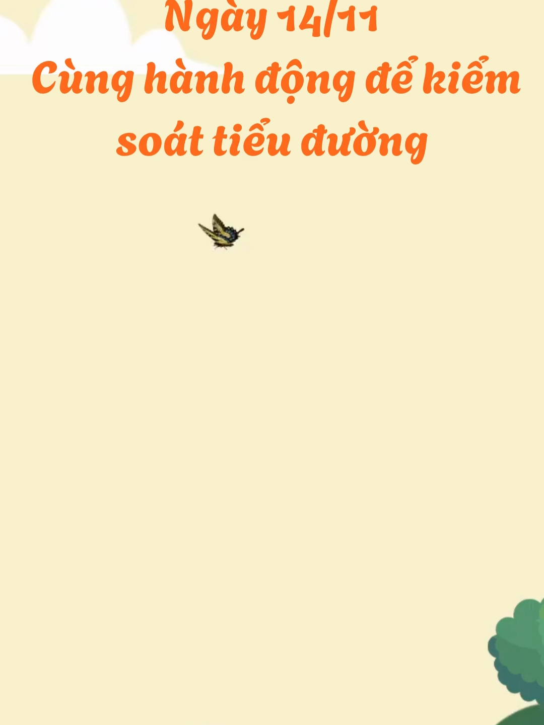 NGÀY 14/1 - CÙNG HÀNH ĐỘNG ĐỂ KIỂM SOÁT ĐƯỜNG HUYẾT #hotangduong #tieuduong #daithaoduong #tuyp2 #suckhoe #songkhoe #insulin