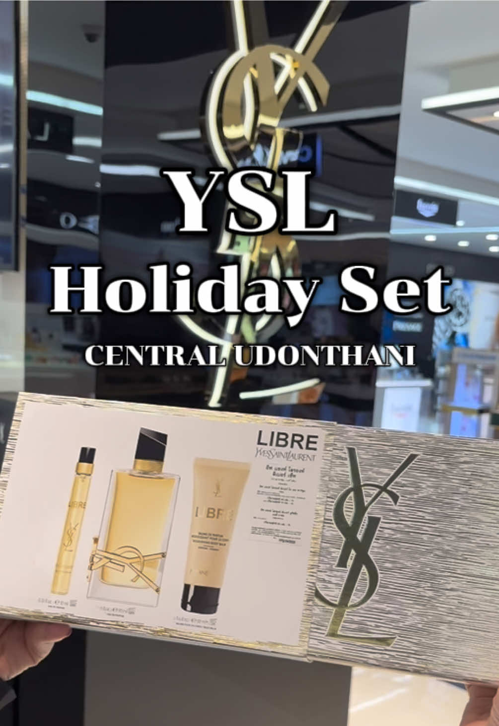 YSL Holiday Set ✨ #YSL #setน้ําหอม #holiday #centraldepartmentstoreudonthani #centraludon 
