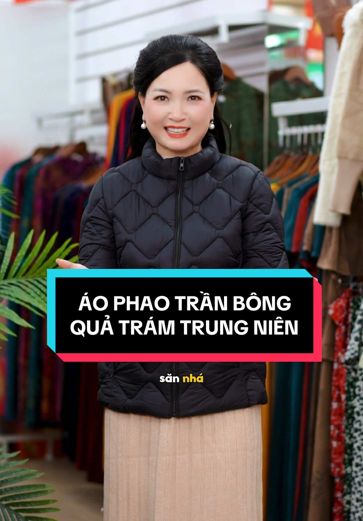 Áo khoác phao tráng bông trung niên dáng gọn#thoitrangtrungnien #quatangme #lybee #aophaotrungnien #aokhoactrungnien #quanaotrungnienchome #thoitrangnu #vayditiec 