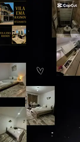 Vila Emma Râșnov , 21-23,este singurul weekend pe care îl mai avem disponibil luna aceasta ‼️‼️‼️‼️ Dispunem de 8 camere , foișor închis cu grătar , zona pentru ceaun la exterior , un living spațios cu canapele și Netflix unde puteți să va retrageți seara la un film și un vin fiert !  Parcare în curte , animalele sunt bine venite , nu avem restricții la muzică fiind poziționați într-o zonă retrasă , cu view superb de la fiecare etaj , unde aveți terase cu măsuță și scaune pentru a savura cafeaua în fiecare dimineață , care este din partea casei ❤️❤️❤️❤️❤️ Detalii și poze pe pagina acesta de Facebook iar pentru rezervări la nr 0752610173 Whatsapp! Vă așteptăm cu drag🏡🏡🏡@Vila Ema Rasnov 🅱️ 