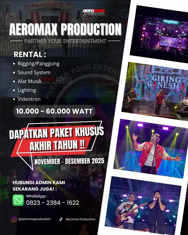 Buat yg mau mengadakan event event atau acara apapun,kota siap melayani dengan harga promo akhir tahun #soundviral #jateng #jogja24jam #ngawi24jam #eventorganizer 