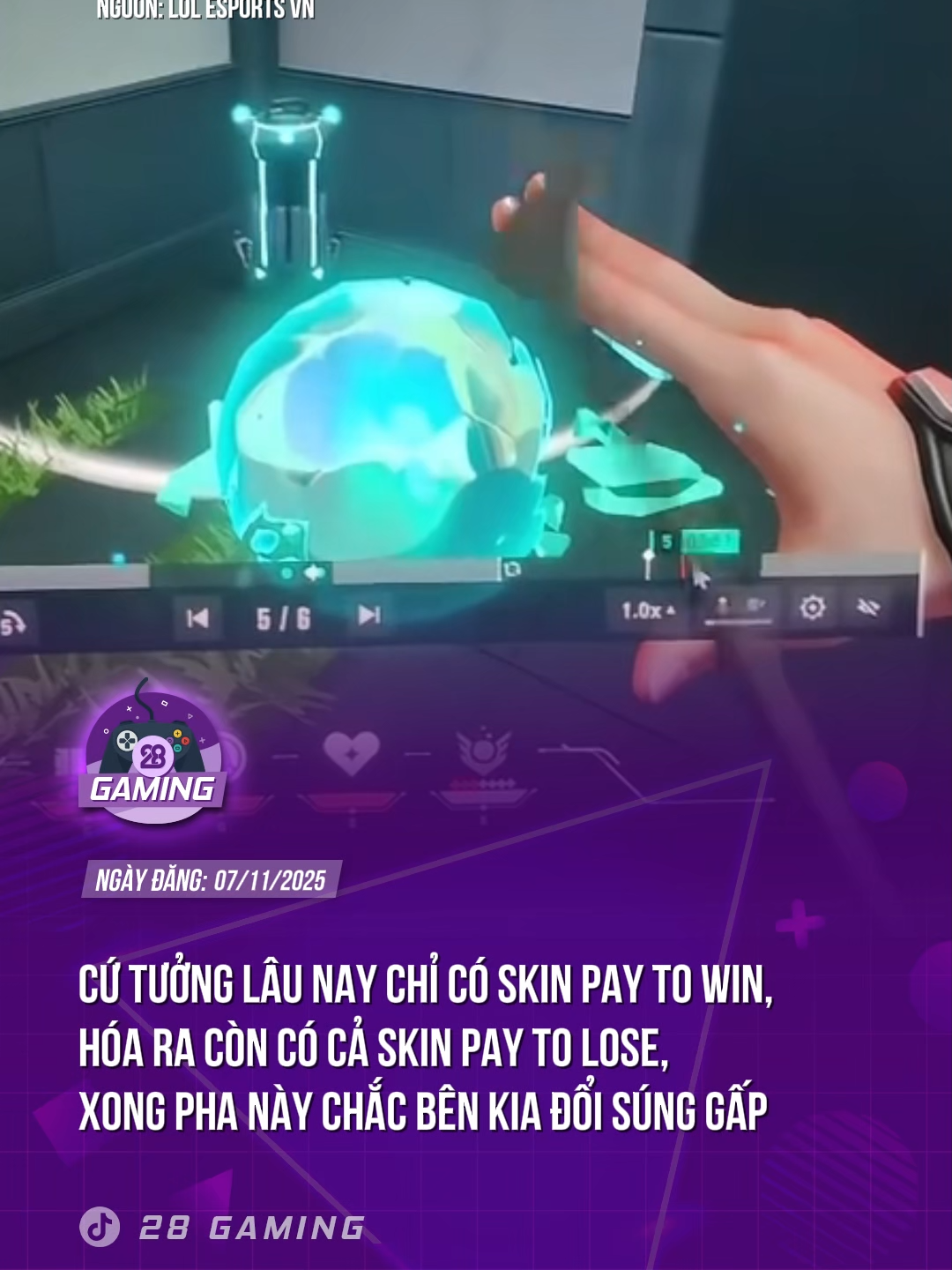 CỨ TƯỞNG LÂU NAY CHỈ CÓ SKIN PAY TO WIN #GamingOnTikTok #2024moments #tiktoknews #theanh28 #gamer #theanh28gaming #Valorant