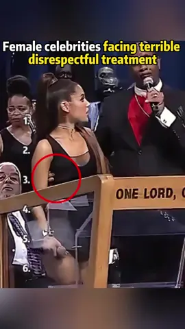 Moments when female celebrities face terrible disrespectful treatment ! #ArianaGrande#JennaOrtega#usa#celebrity#LelePons