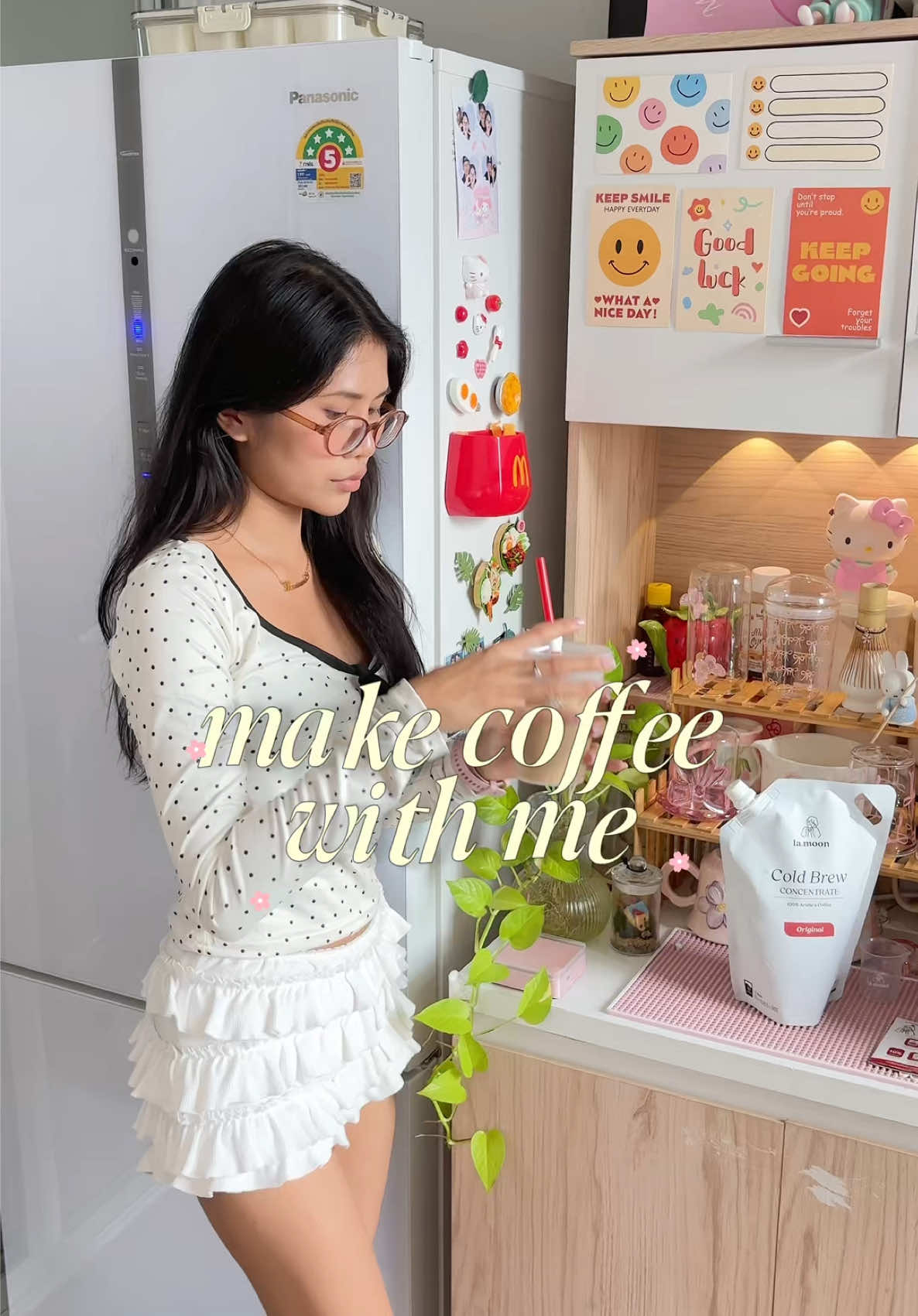 Coffee day ! ✨💬🪴👀 📍@lamoon cold brew coffee   #lamooncoldbrew #กาแฟสกัดเย็นละมุน #homecafe #coffeetiktok #Vlog 