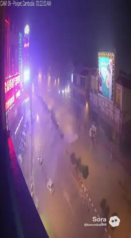 พายุถล่มเขมรที่ปอยเปรตเมื่อคืนนี้ สวรรค์ลงโทษพวกเลว #เขมร #ปอยเปต🇰🇭 #พายุ #พายุวิภา 