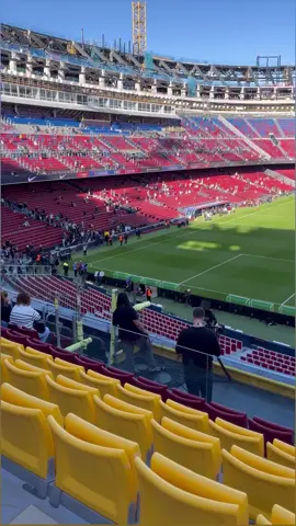 ✨ هكذا يبدو ملعب كامب نو بعد فتح أبوابه للجماهير. #FCBarcelona 