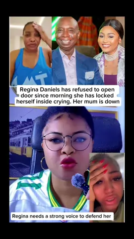 Regina Daniels has refused to open  door since morning she has locked  herself inside crying. Her mum is down. God please have mercy on her. #reginadaniels #nednwoko #fyp #trendingvideos #goviral 
