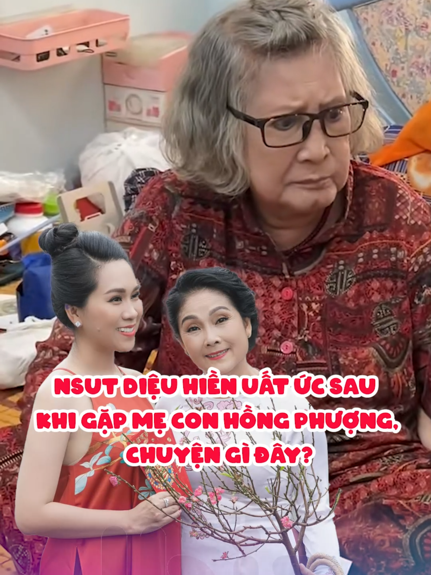 NSƯT Diệu Hiền uất ức sau khi gặp mẹ con Hồng Phượng, chuyện gì đây? #ibiz #nsutdieuhien #hongphuong