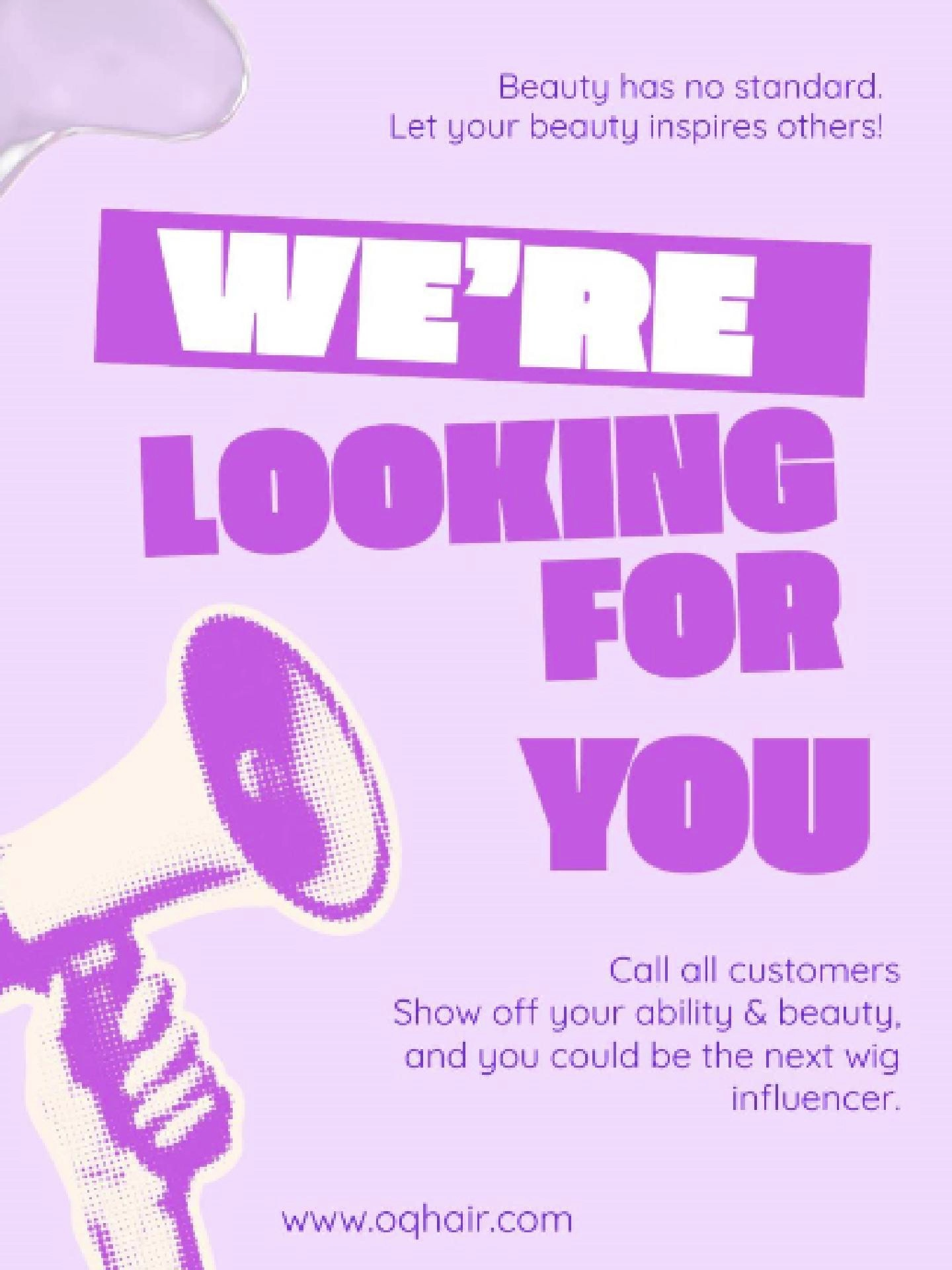 📢Calling all OQ customers: 🎉 𝐀 𝐌𝐀𝐒𝐒𝐈𝐕𝐄 𝐓𝐇𝐀𝐍𝐊 𝐘𝐎𝐔! 🎉 & 𝐒𝐡𝐚𝐫𝐞 𝐘𝐨𝐮𝐫 𝐖𝐢𝐠 𝐋𝐨𝐨𝐤 𝐓𝐨 𝐖𝐢𝐧 ! First things first—thank you SO much for all your incredible support! Every like, comment, and share fills me with so much joy and motivation. You guys are the best! 💖 To show appreciation, we are kicking off a fun challenge #slaywithoqhair It's your chance to win a free wig every month! 🏆 𝙃𝙤𝙬 𝙩𝙤 𝙚𝙣𝙩𝙚𝙧: 1. Wear your OQHAIR wig and record a video or take photos (unboxing/installation/styling). 2. Post the video or photos on Instagram / TikTok ( public! ) 3. Tag @oqhair  and use the hashtag #slaywithoqhair  4. Follow my account so I can DM you if you win! 𝙍𝙪𝙡𝙚𝙨 𝙖𝙣𝙙 𝙍𝙚𝙬𝙖𝙧𝙙𝙨: 📌𝗧𝘄𝗼 𝗯𝗲𝘀𝘁 𝗰𝘂𝘀𝘁𝗼𝗺𝗲𝗿 𝘃𝗶𝗱𝗲𝗼𝘀 will be selected each month, and the results will be announced on the 5th of the following month. (Most likes and most views) 🎁 Each winner will receive a 𝗳𝗿𝗲𝗲 𝘄𝗶𝗴 worth $200. 𝑩𝒆𝒂𝒖𝒕𝒚 𝒉𝒂𝒔 𝒏𝒐 𝒔𝒕𝒂𝒏𝒅𝒂𝒓𝒅. 𝑭𝒂𝒄𝒆 𝒕𝒉𝒆 𝒄𝒂𝒎𝒆𝒓𝒂 𝒂𝒏𝒅 𝒔𝒉𝒐𝒘 𝒚𝒐𝒖𝒓 𝒃𝒆𝒂𝒖𝒕𝒚 𝒘𝒊𝒕𝒉 𝒐𝒒𝒉𝒂𝒊𝒓. 𝑳𝒆𝒕 𝒚𝒐𝒖𝒓 𝒃𝒆𝒂𝒖𝒕𝒚 𝒊𝒏𝒔𝒑𝒊𝒓𝒆𝒔 𝒐𝒕𝒉𝒆𝒓𝒔! ✨ 𝑻𝒉𝒂𝒏𝒌 𝒚𝒐𝒖 𝒂𝒈𝒂𝒊𝒏 𝒇𝒐𝒓 𝒆𝒗𝒆𝒓𝒚𝒕𝒉𝒊𝒏𝒈!💕 #OQHAIR #wiginfluencer #freewigs 