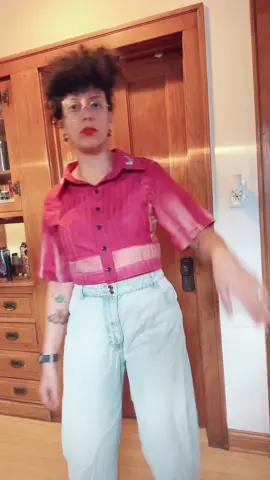 once a bedsheet, then a dress, then a draft on tiktok, now a shirt 😂 #upcyclingclothing  i look like “you moving with ya auntie and uncle in bel-air” #freshprince #sewing 