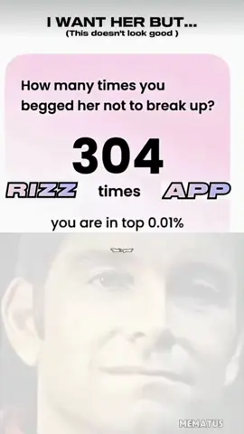 ypu are in top 0.01% #rizz #viral #trending 