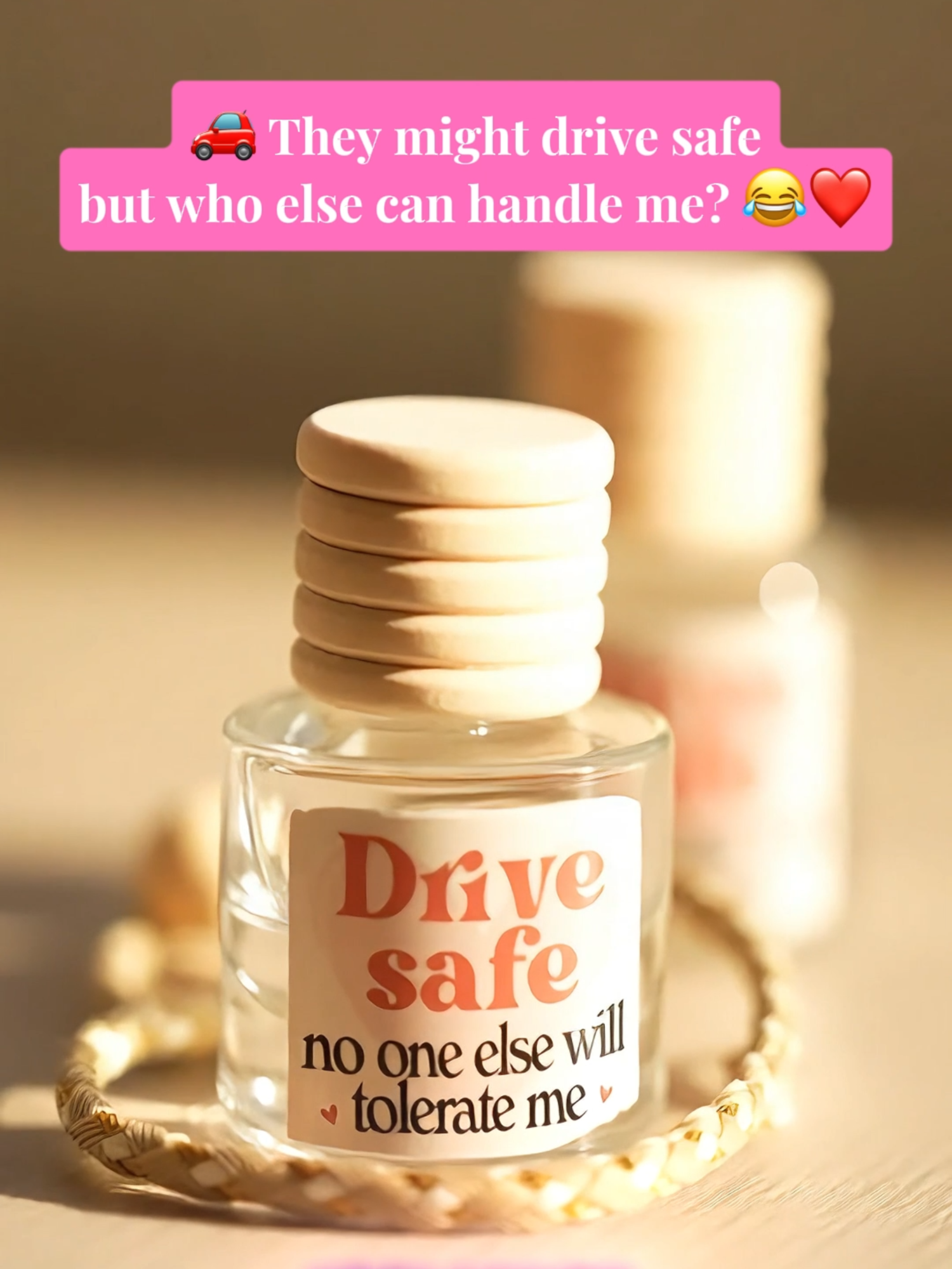 Sending a little humor with your love ❤️ #DriveSafe#FunnyGift#LoveYou#CarFreshener#quirkygifts#DadHumor