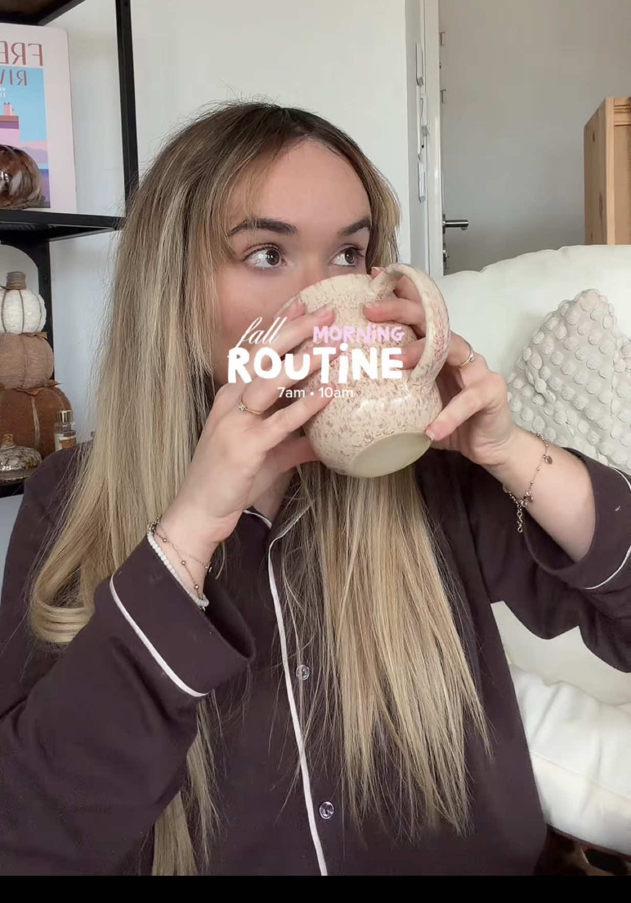 fall morning routine 🤎🍂☕️ #winterarc #fallmorningroutine #morningroutineaesthetic #dailyvlog #winterarcvlog 