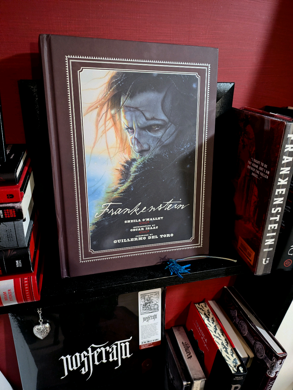 i'm so in love with the art and making of frankenstein book! it's absolutely beautiful 🥀 #frankenstein #guillermodeltoro #gothichorror #BookTok 