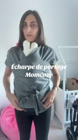 Vous connaissiez l’écharpe de portage momcozy ? Comme vous pouvez le voir elle est super simple d’utilisation 🤩 gros coup de cœur !! @Momcozy France @momcozyfr  #echarpedeportage #momcozy #babycarrier #portagebebe #portebebe 